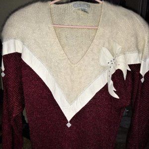 VINTAGE 1980's NANEL SWEATER  (MORE PHOTOS TO COME)